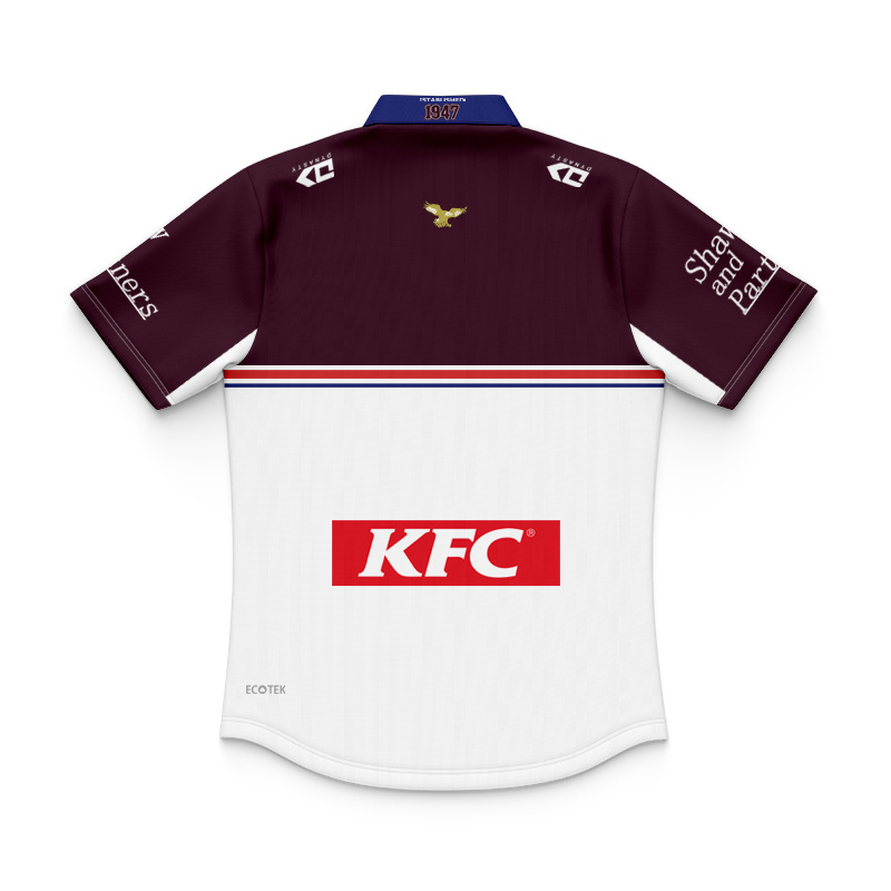 Kid's NRL Manly Warringah Sea Eagles 2026 Home Polo Jersey