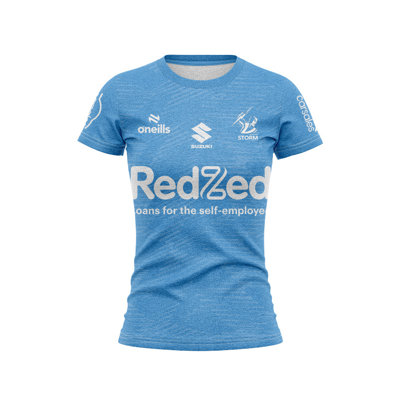 Women's NRL Melbourne Storm 2025 Blue Training Jersey