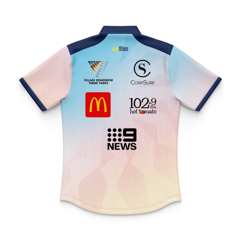 Kid's NRL Gold Coast Titans 2026 Performance Sunset Training Polo Jersey