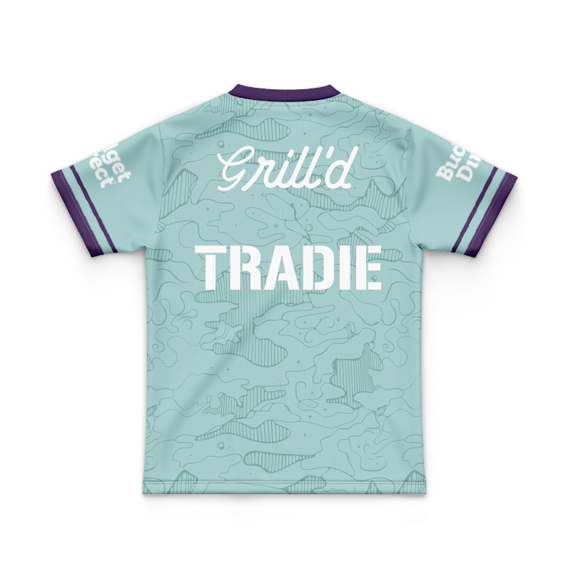 Kid's NRL Melbourne Storm 2026 2026 Teal Training Jersey