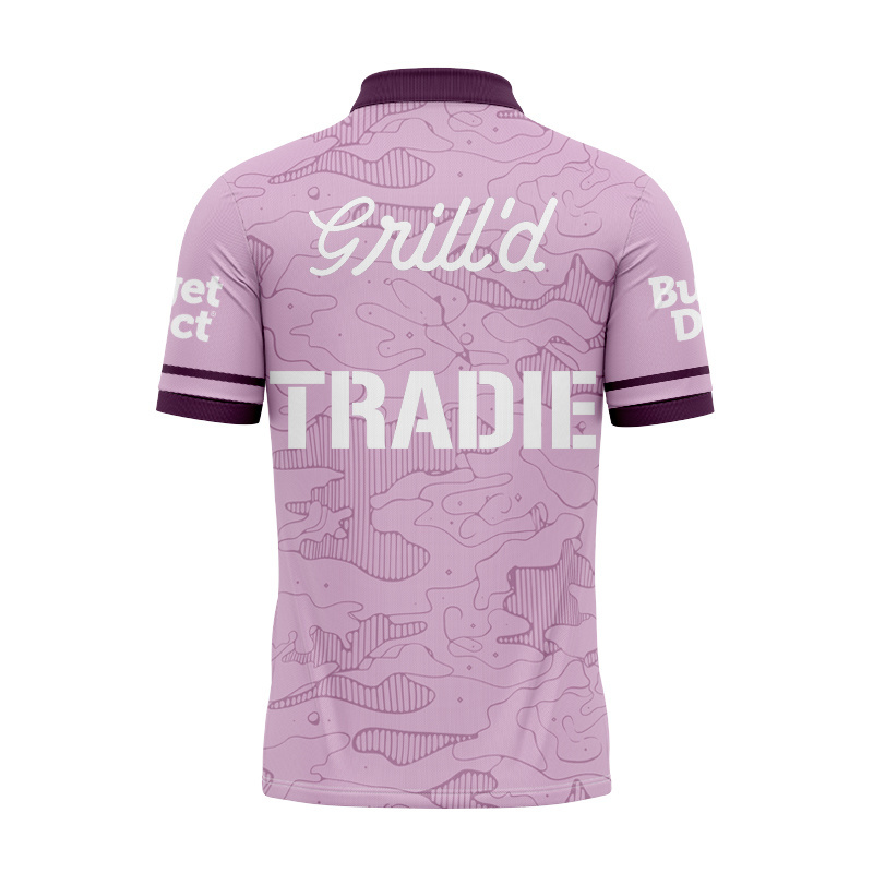 NRL Melbourne Storm 2026 Lilac Training Polo Shirt