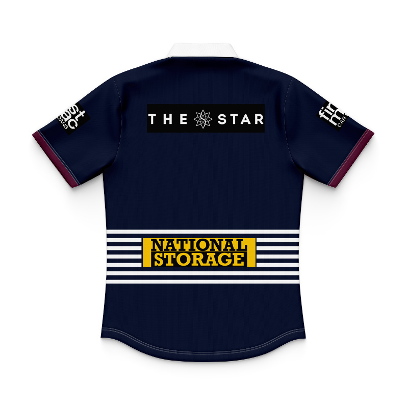 Kid's NRL Brisbane Broncos 2026 Away Polo Shirt