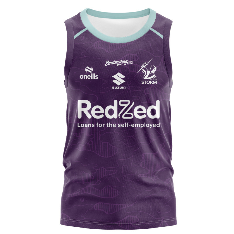 NRL Melbourne Storm 2026 Purple Training Signlet