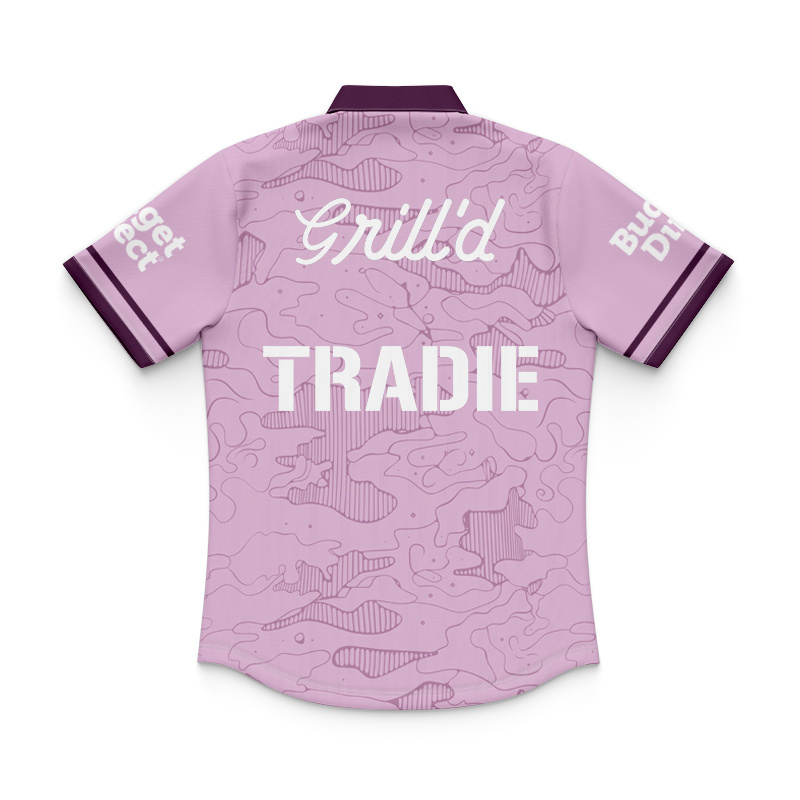 Kid's NRL Melbourne Storm 2026 Lilac Training Polo Jersey