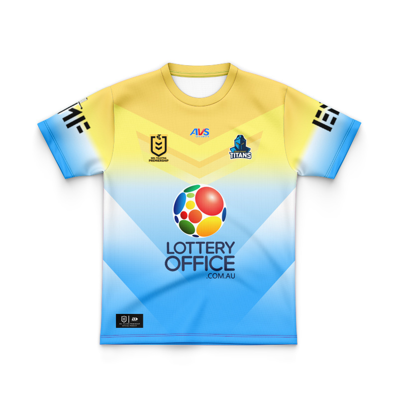 Kid's NRL Gold Coast Titans 2026 Away Jersey
