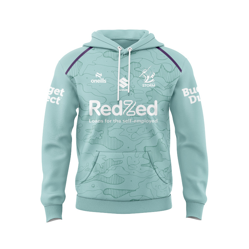 NRL Melbourne Storm 2026 2026 Teal Training Sport Hoodie
