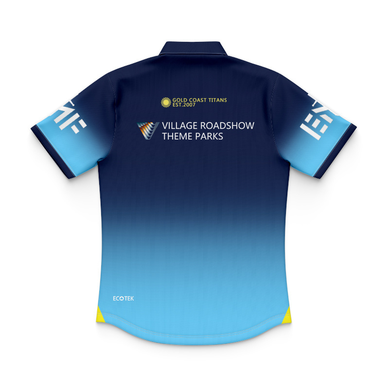 Kid's NRL Gold Coast Titans 2026 Home Polo Jersey