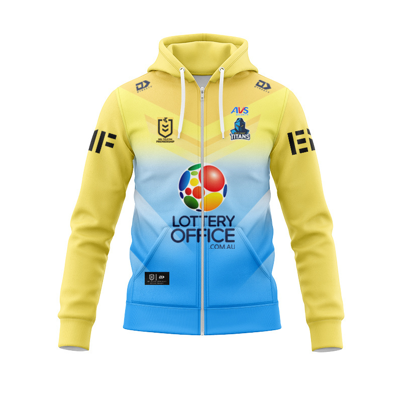 NRL Gold Coast Titans 2026 Away Zipper Hoodie