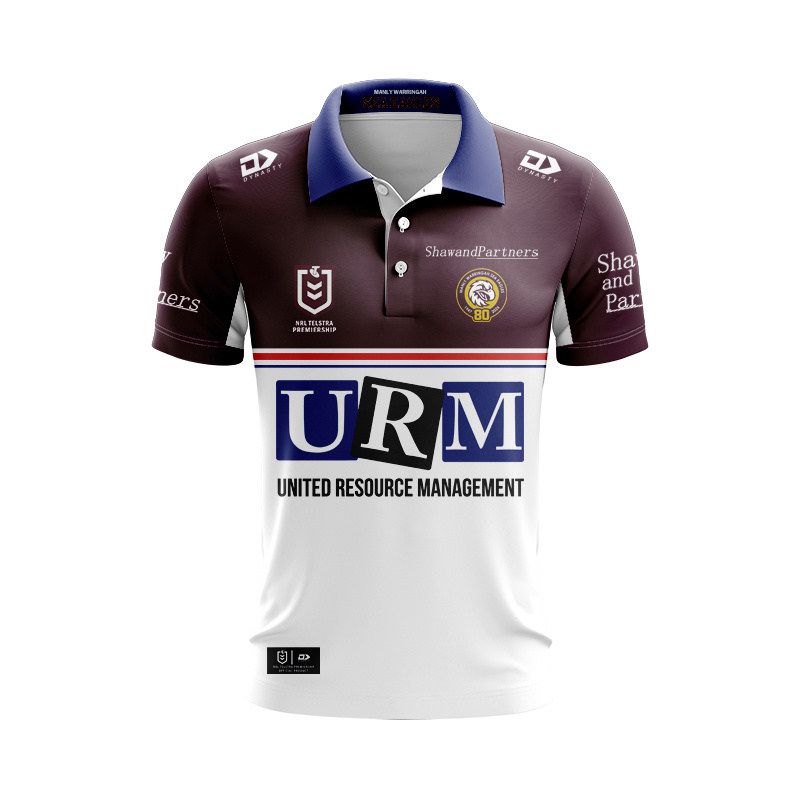 NRL Manly Warringah Sea Eagles 2026 Home Polo Shirt
