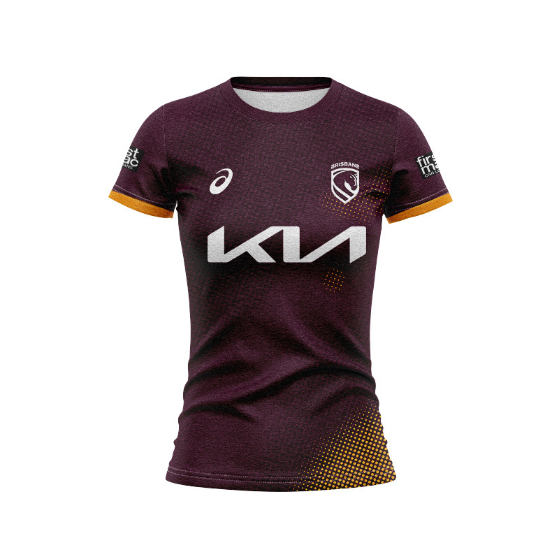 Women's NRL Brisbane Broncos 2026 Maroon Training Jersey