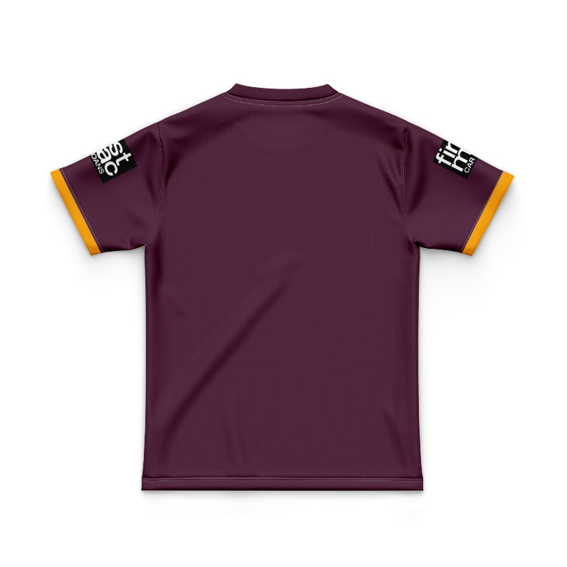 Kid's NRL Brisbane Broncos 2026 Maroon Training Jersey