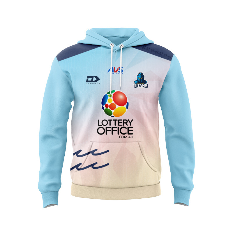 NRL Gold Coast Titans 2026 Performance Sunset Training Sport Hoodie