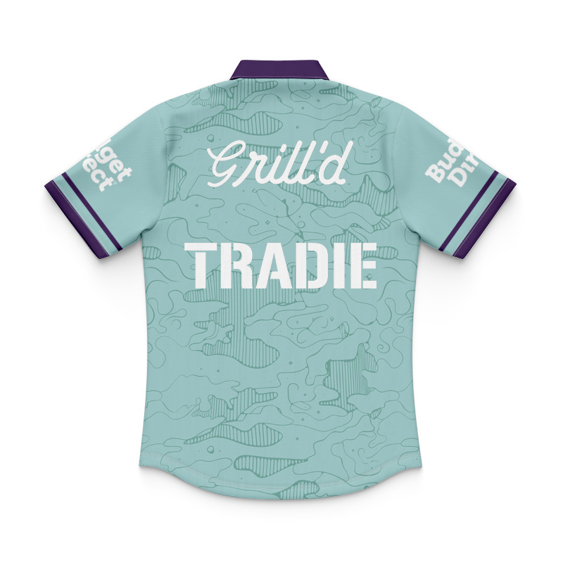 Kid's NRL Melbourne Storm 2026 2026 Teal Training Polo Jersey