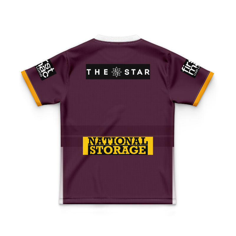 Kid's NRL Brisbane Broncos 2026 Home Jersey