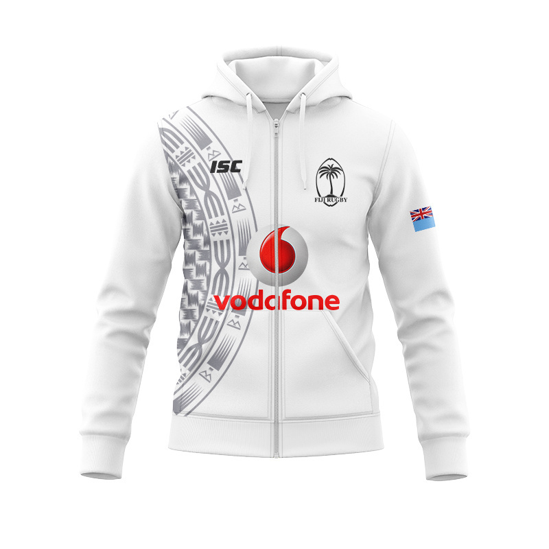 Fiji Rugby 2017 Home Zipper Hoodie