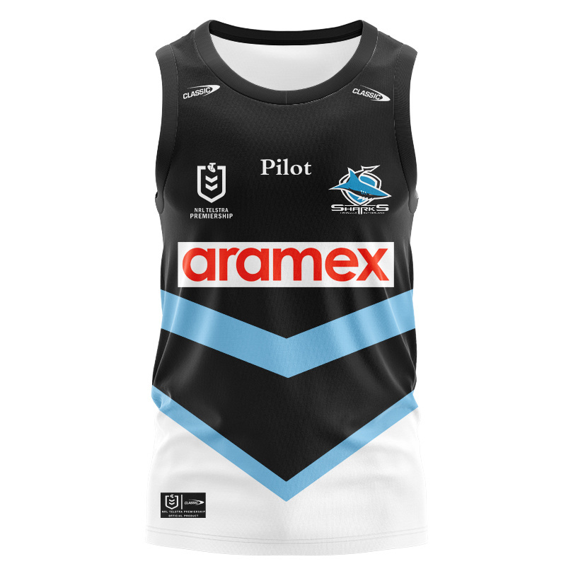 NRL Cronulla-Sutherland Sharks 2026 Away Singlet