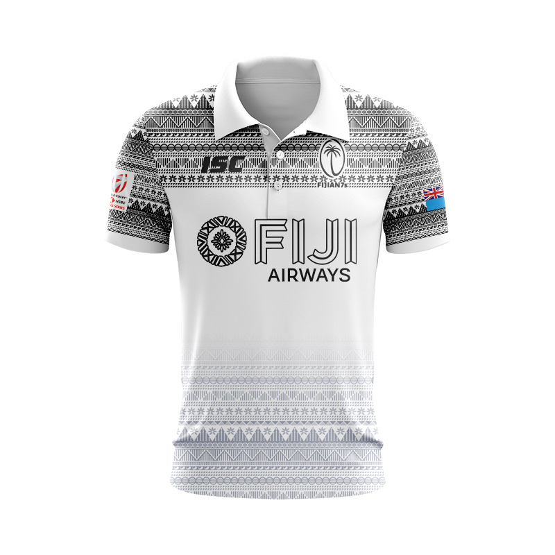 Fiji Rugby 7S Away Polo Shirt