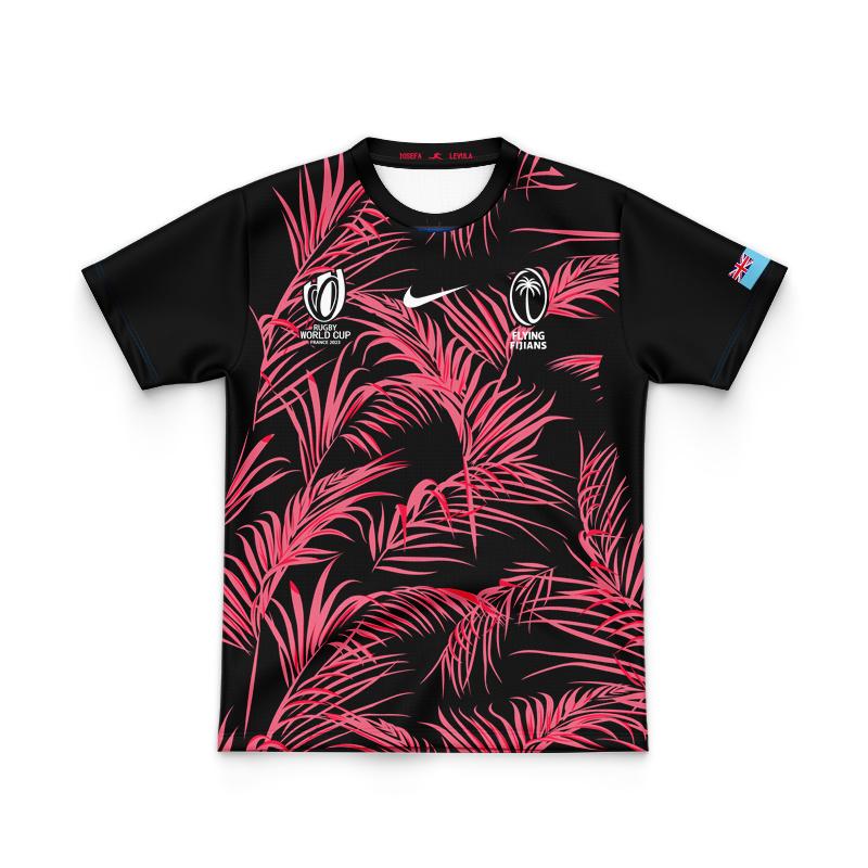 Kid's Fiji Rugby 2023 Away Jersey