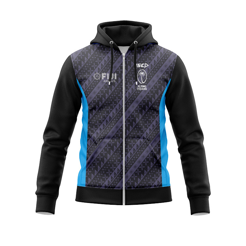 Fiji Rugby 2020 7s Home Zipper Hoodie