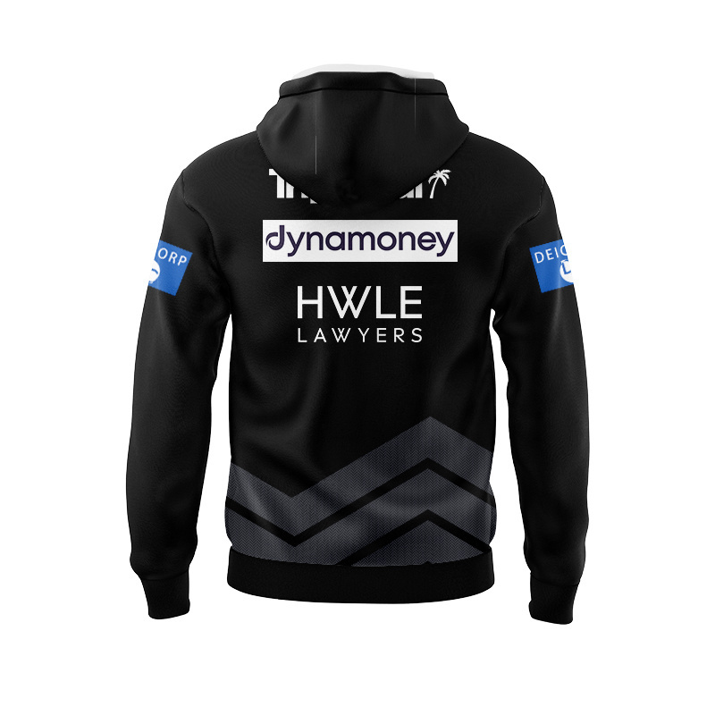 NRL St George Illawarra Dragons 2026 Black Training Sport Hoodie