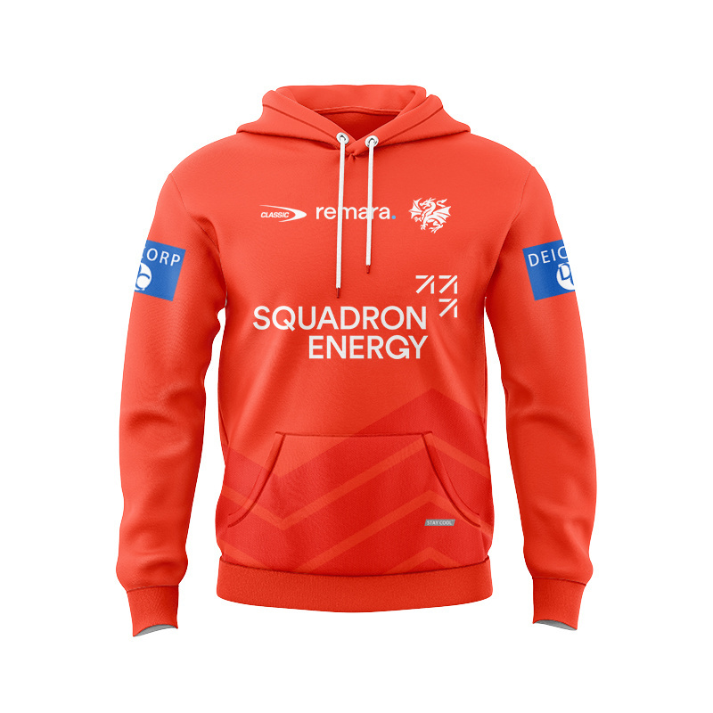 NRL St George Illawarra Dragons 2026 Red Training Sport Hoodie