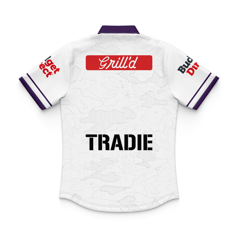 Kid's NRL Melbourne Storm 2026 Away Polo Jersey