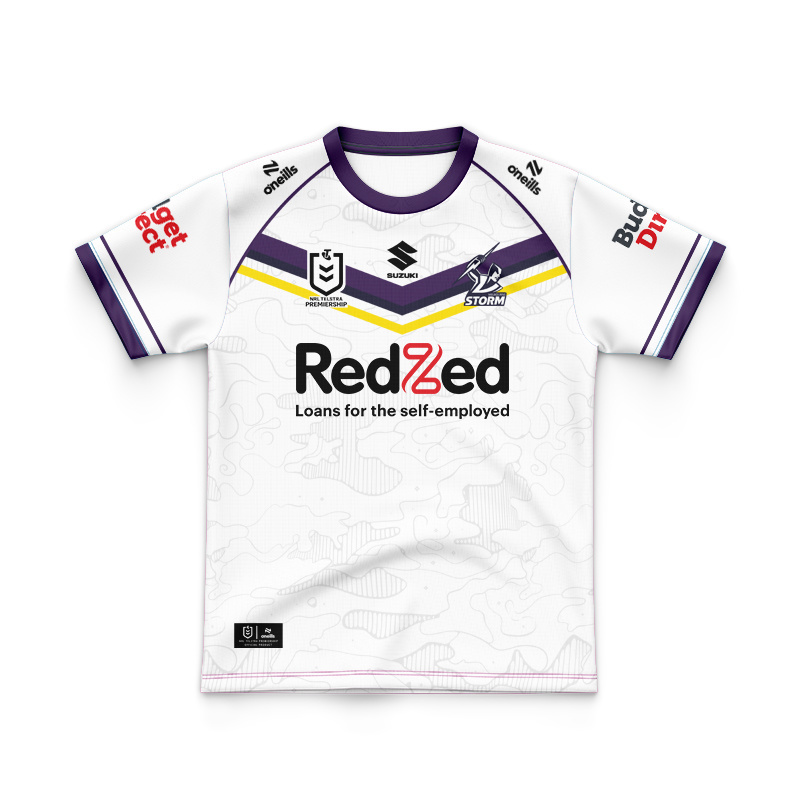 Kid's NRL Melbourne Storm 2026 Away Jersey
