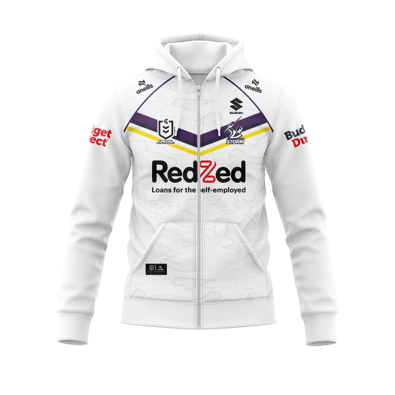 NRL Melbourne Storm 2026 Away Zipper Hoodie