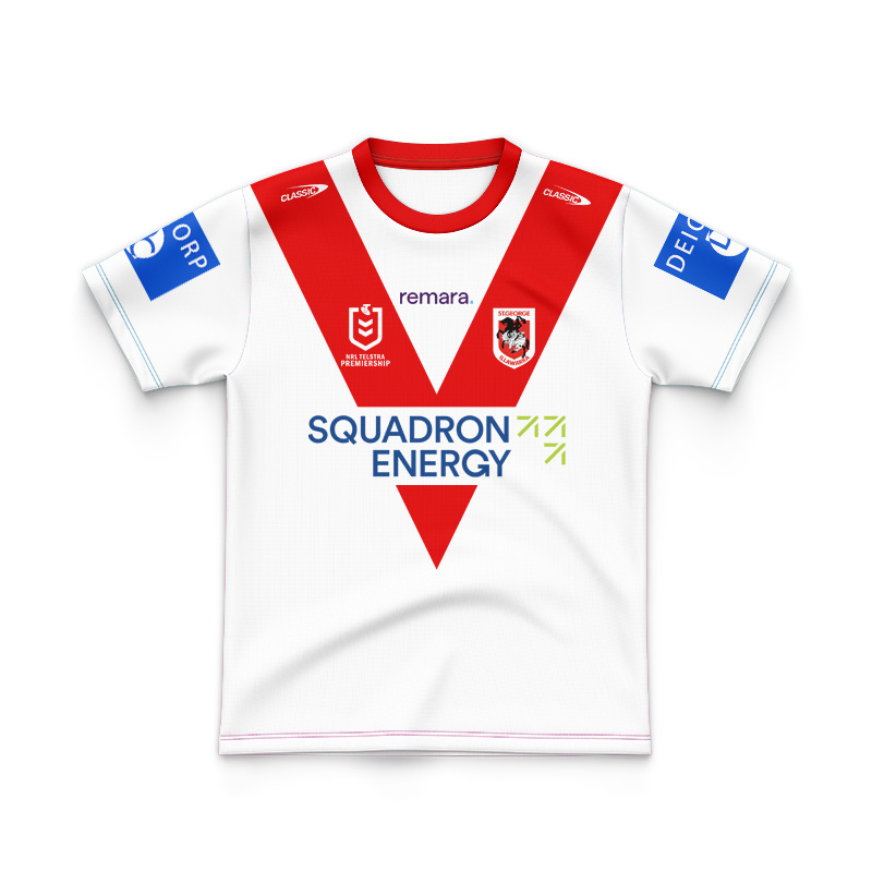 Kid's NRL St George Illawarra Dragons 2026 Home Jersey