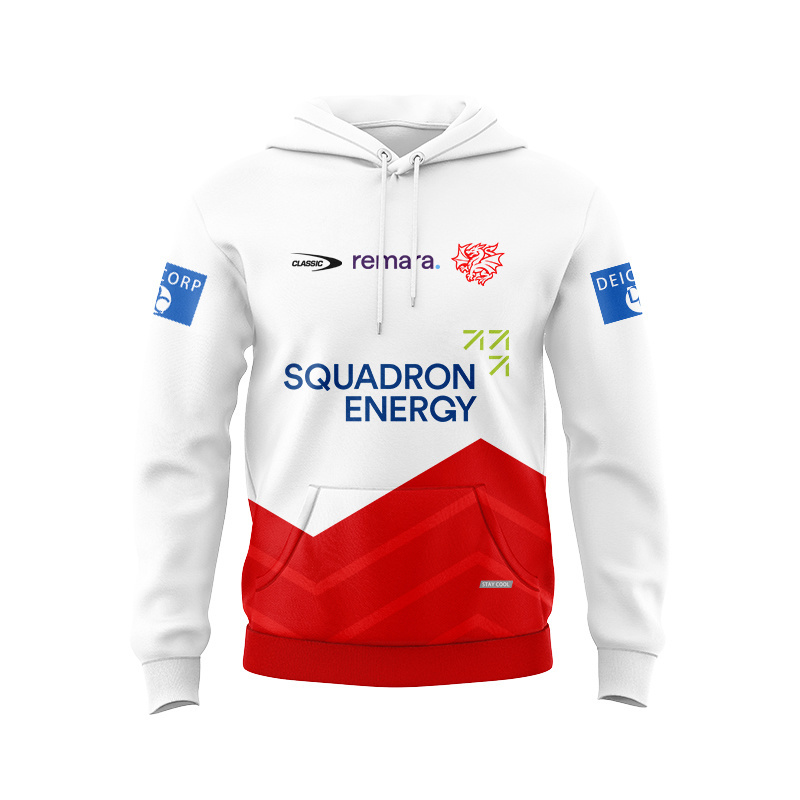NRL St George Illawarra Dragons 2026 Training Sport Hoodie