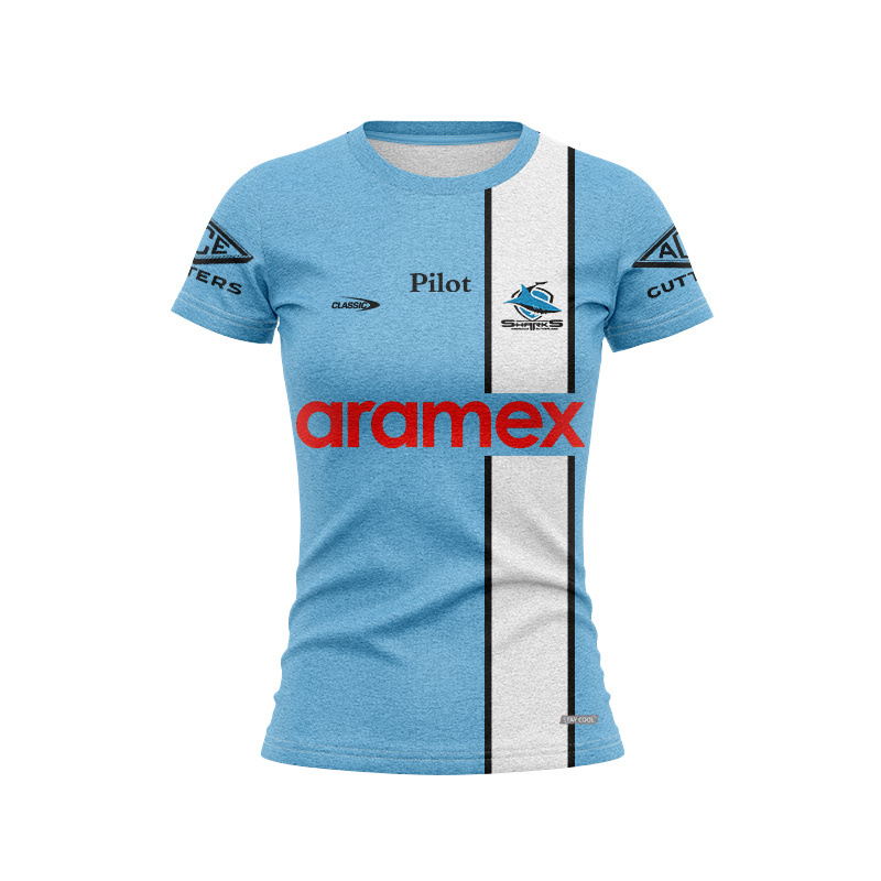 Women's NRL Cronulla-Sutherland Sharks 2026 Sky Training Jersey