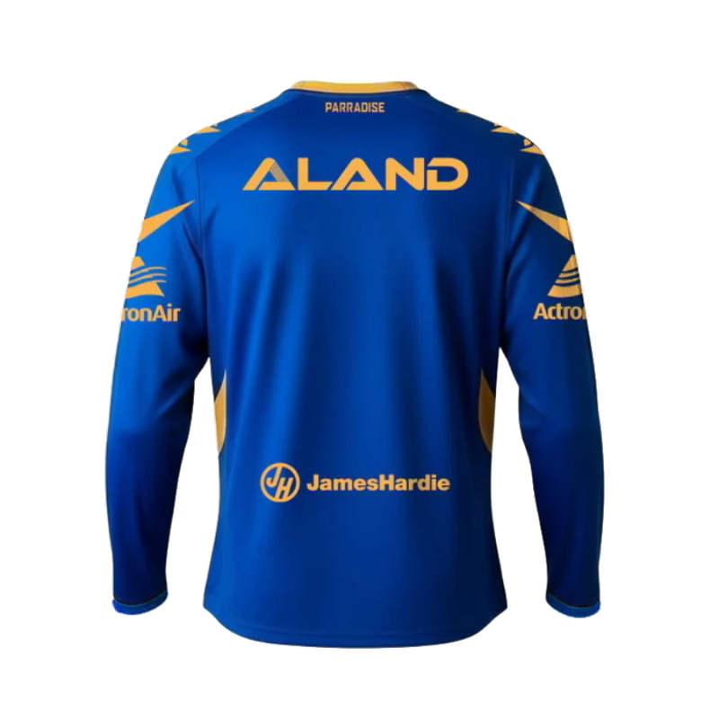 NRL Parramatta Eels 2026 Long Sleeve Training Royal Jersey