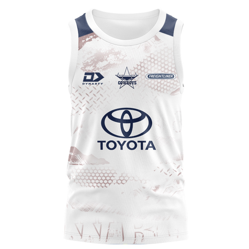 NRL North Queensland Cowboys 2026 Sand Training Singlet