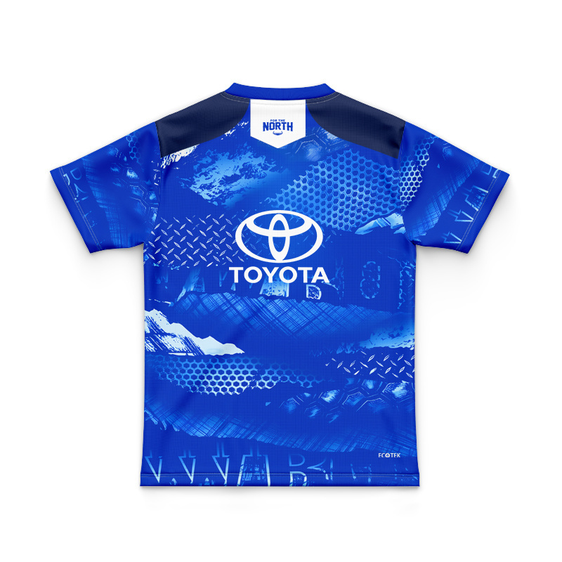 Kid's NRL North Queensland Cowboys 2026 Blue Training Jersey