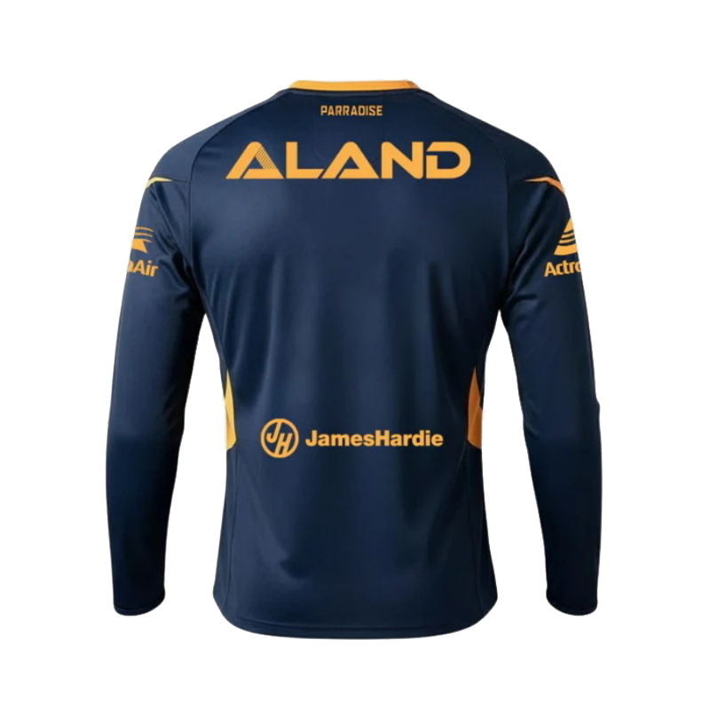 NRL Parramatta Eels 2026 Long Sleeve Training Navy Jersey
