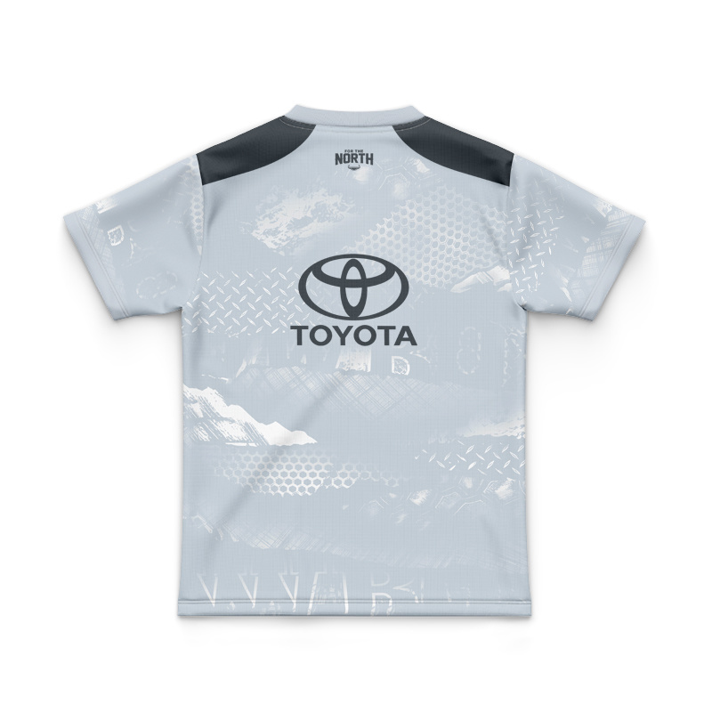 Kid's NRL North Queensland Cowboys 2026 Grey Training Jersey