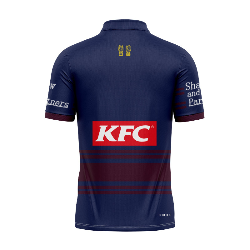 NRL Manly Warringah Sea Eagles 2026 Navy Training Polo Shirt