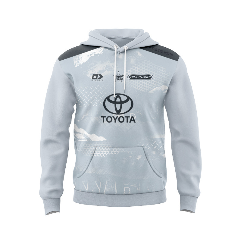 NRL North Queensland Cowboys 2026 Grey Training Sport Hoodie