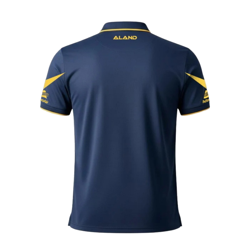 NRL Parramatta Eels 2026 Navy Travel Polo Shirt