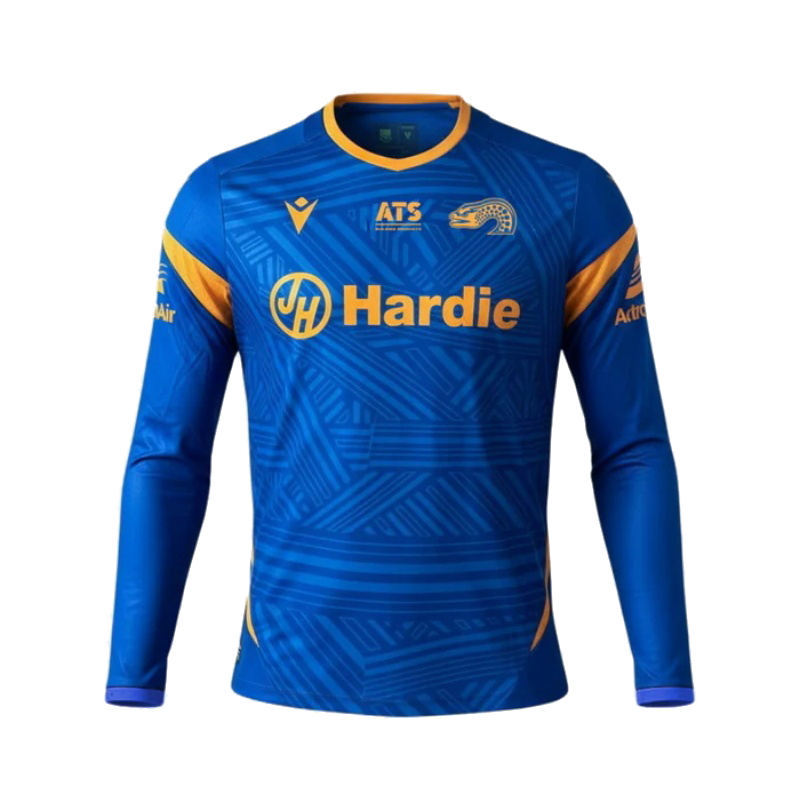 NRL Parramatta Eels 2026 Long Sleeve Training Royal Jersey