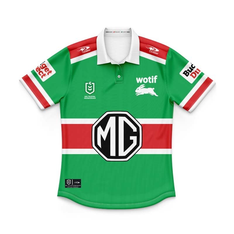 Kid's NRL South Sydney Rabbitohs 2026 Away Polo Jersey