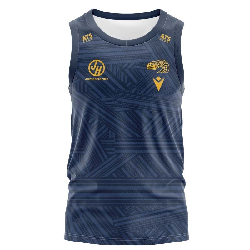 NRL Parramatta Eels 2026 Navy Travel Singlet