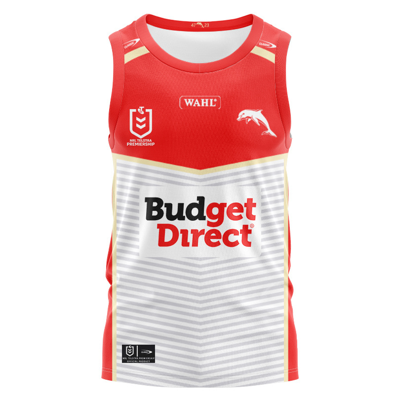 NRL Dolphins 2026 Away Singlet