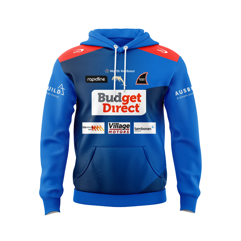 NRL Dolphins 2026 Blue/Red Classic Traning Sport Hoodie