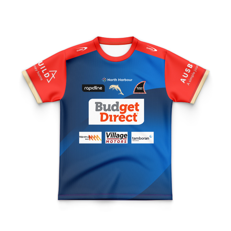 Kid's NRL Dolphins 2026 Blue/Red Classic Traning Jersey