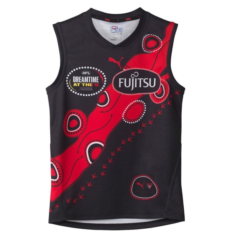 AFL Essendon Bombers 2025 Indigenous Guernsey