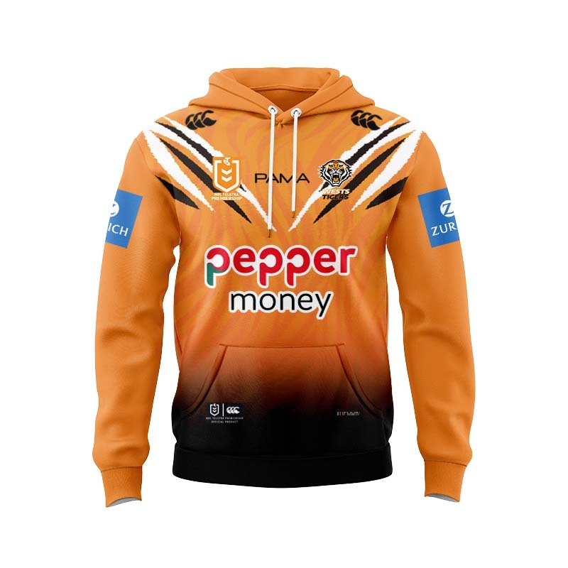 NRL Wests Tigers 2026 Home Sport Hoodie