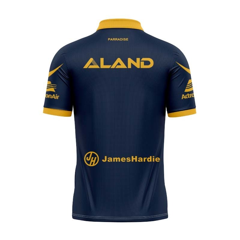 NRL Parramatta Eels 2026 Training Navy Polo Shirt