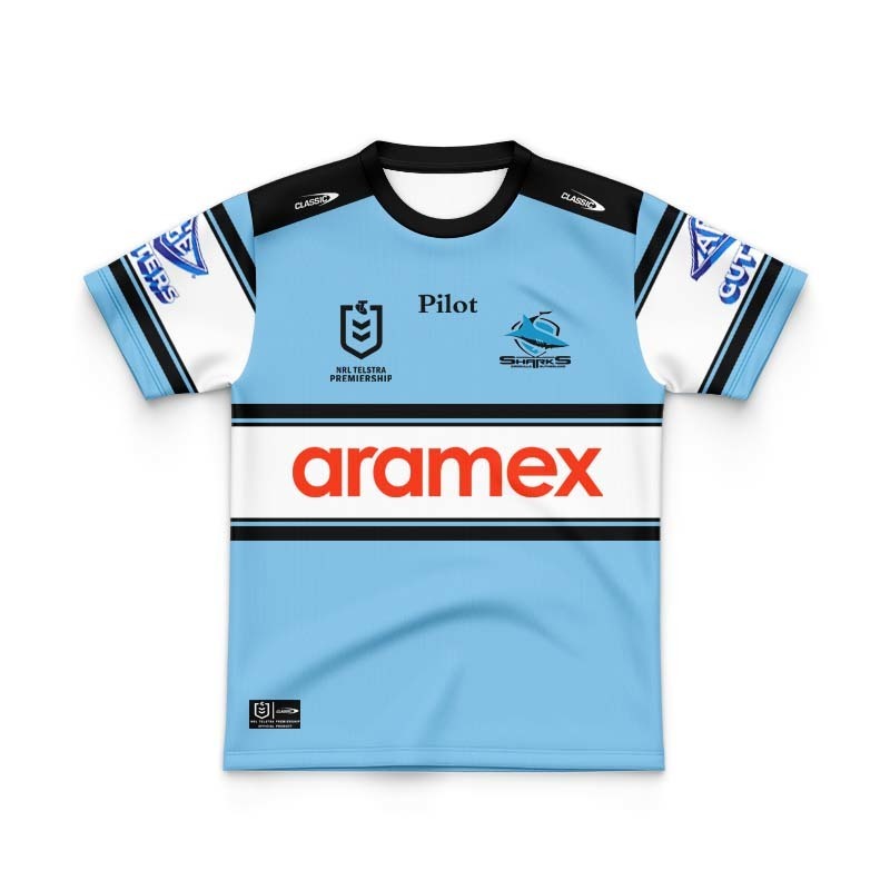 Kid's NRL Cronulla-Sutherland Sharks 2026 Home Jersey