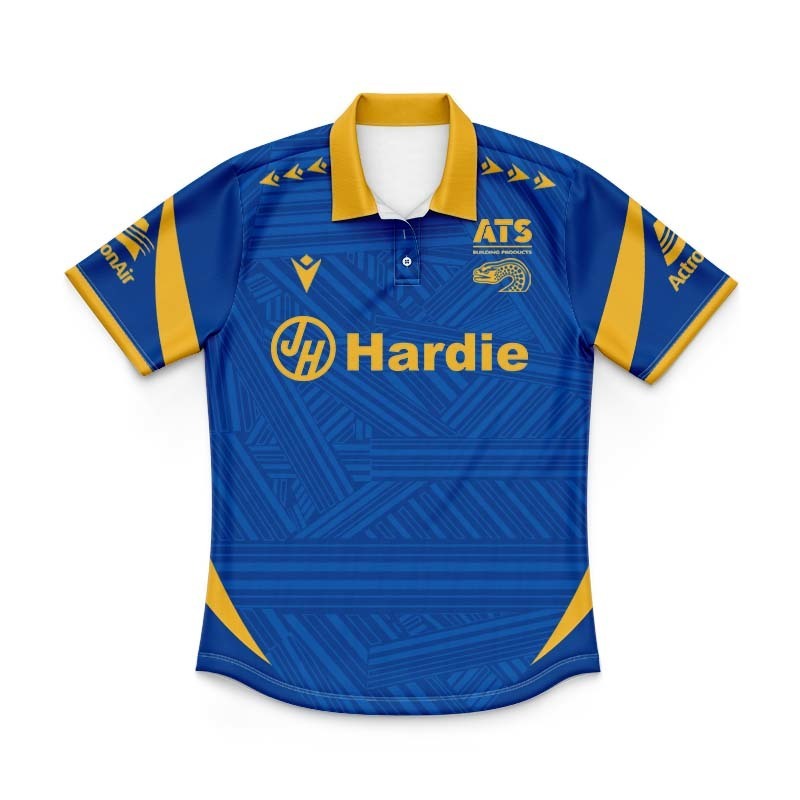 Kid's NRL Parramatta Eels 2026 Training Royal Polo Jersey